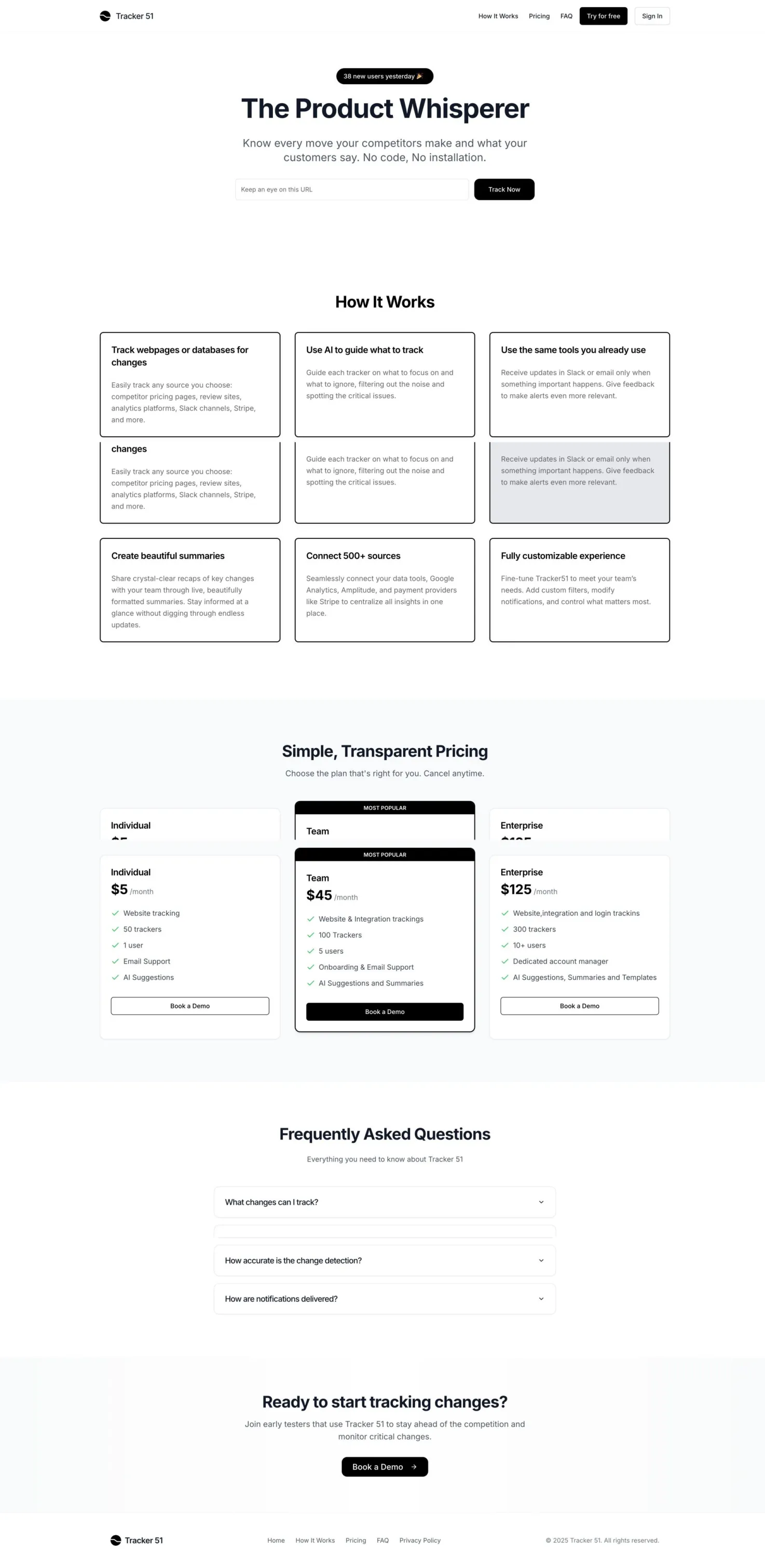 Competitor Tracker
