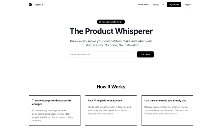 Competitor Tracker