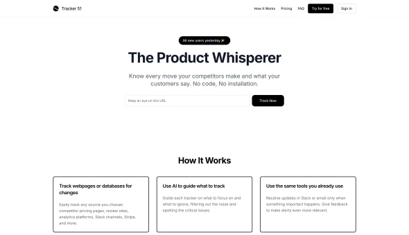 Competitor Tracker