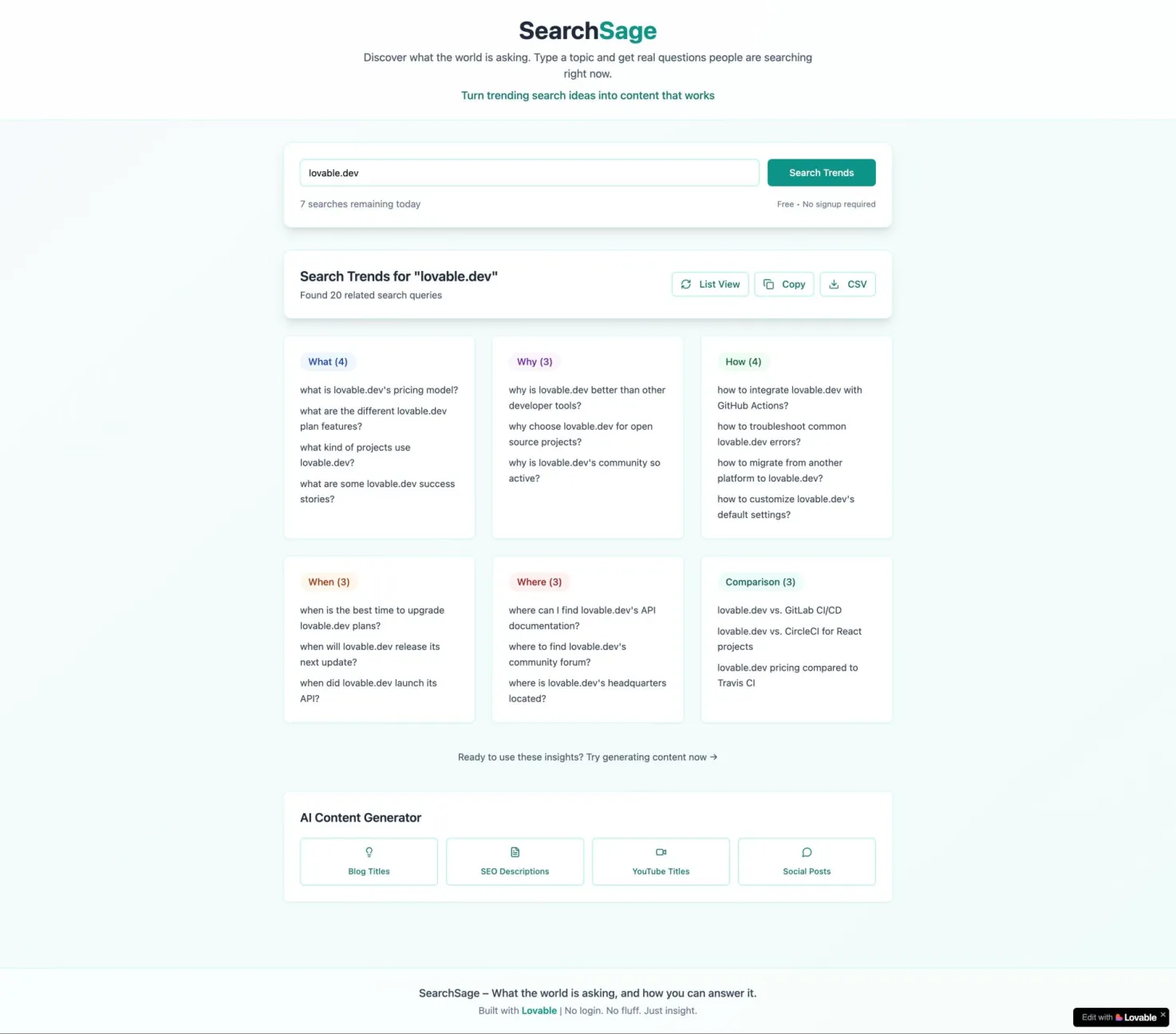 searchsage