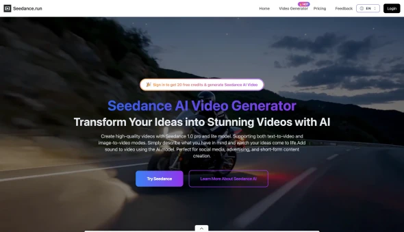 Seedance AI Video Generator