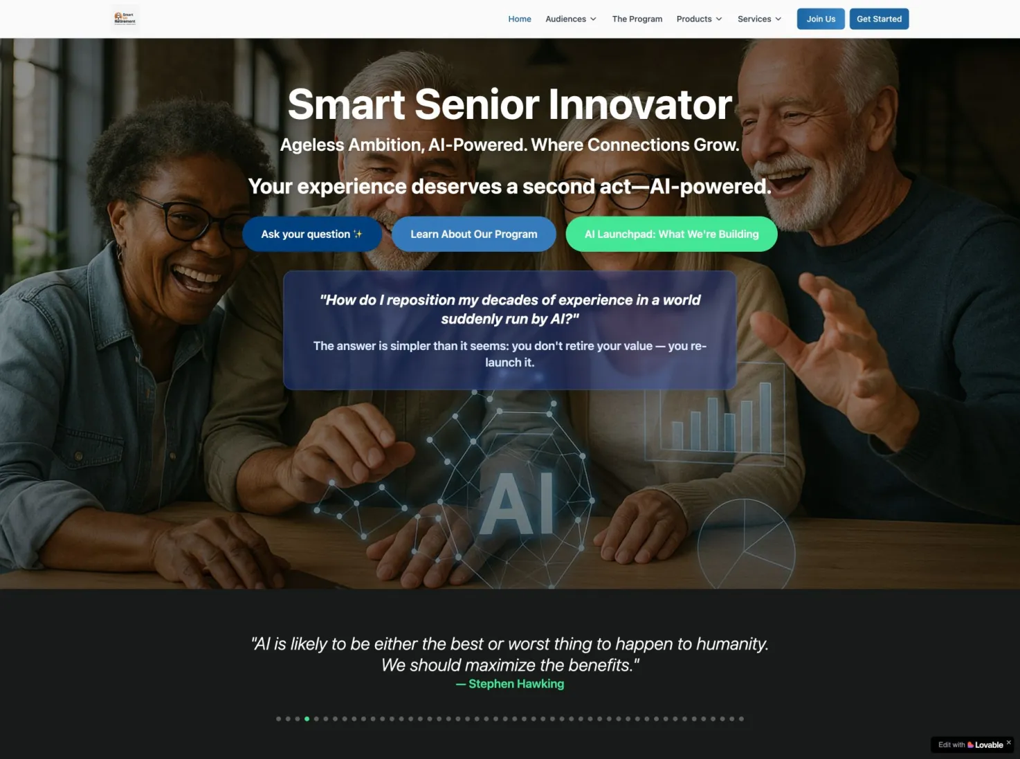 Empower every generation to thrive with AI.