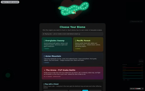 Snake Survival - The Game at SnakeSurvival.com