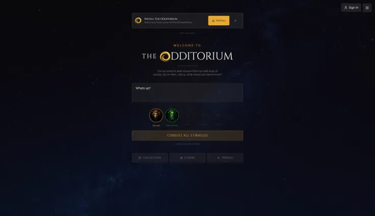 The Odditorium