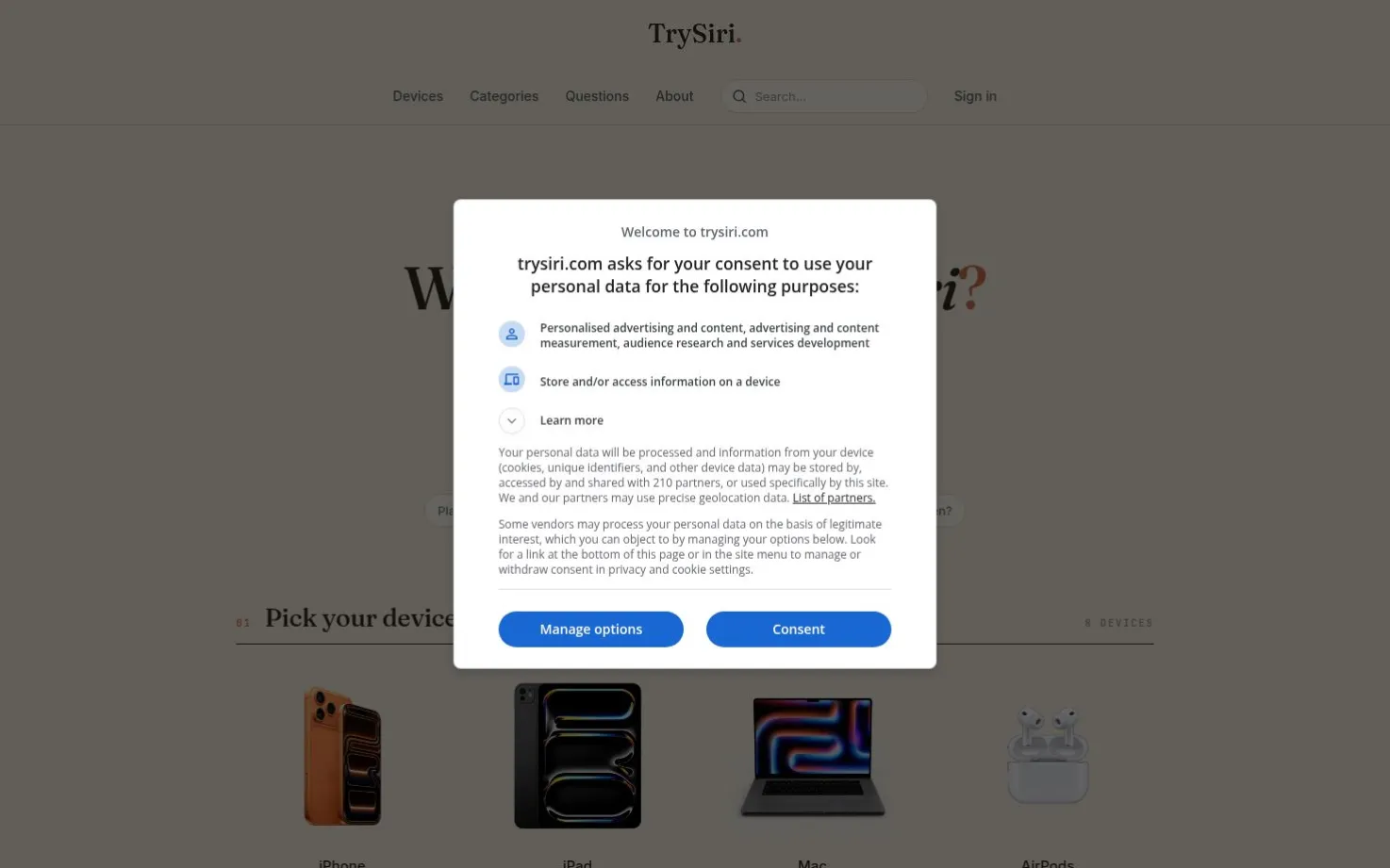 TrySiri.com