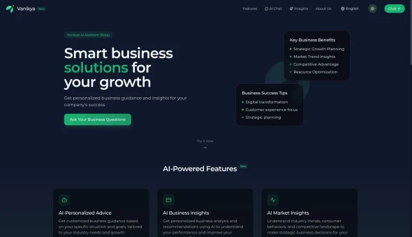Vanikya AI - Smart business solutions for your growth