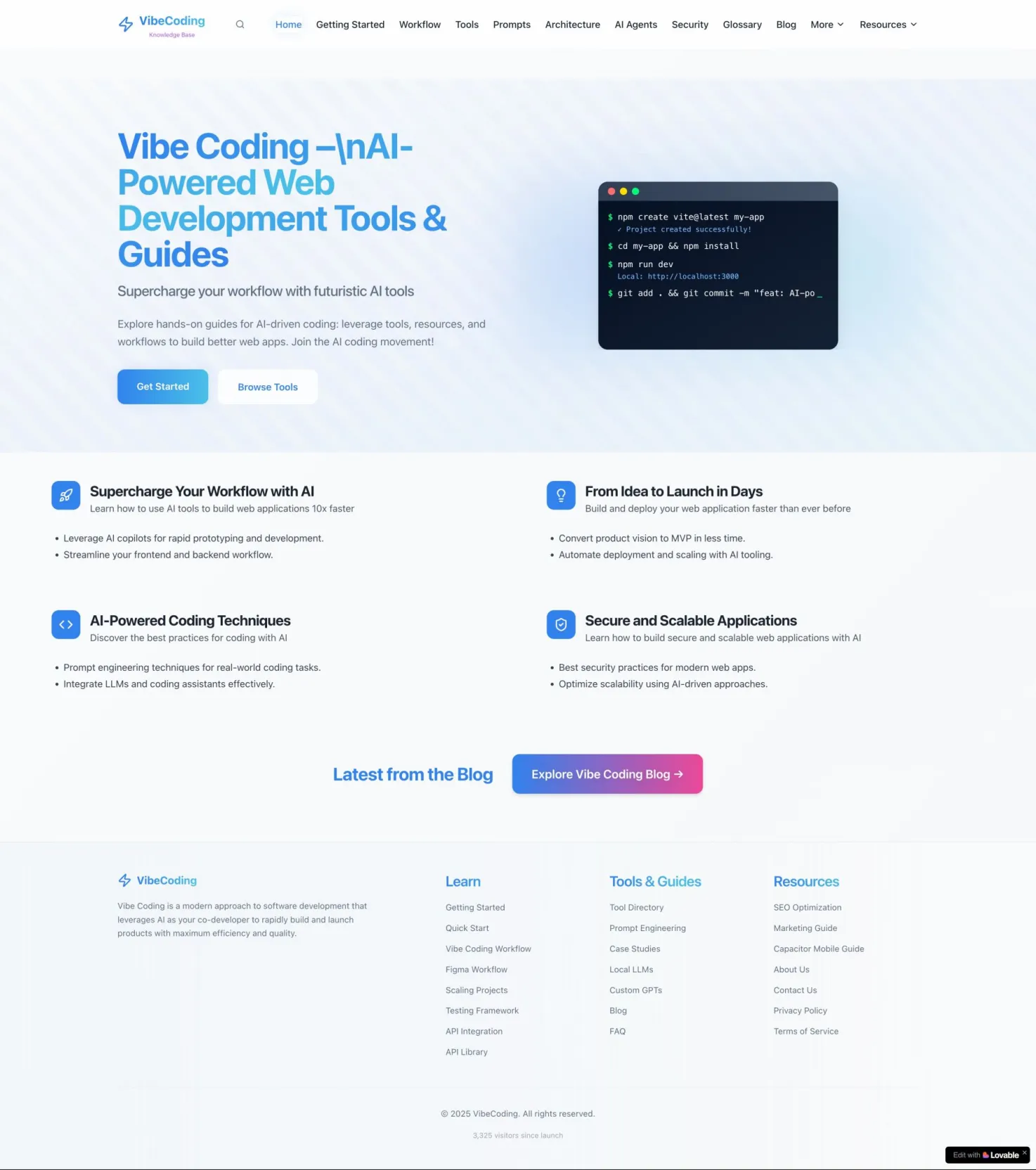 Vibe coding knowledgebase