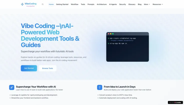 Vibe coding knowledgebase