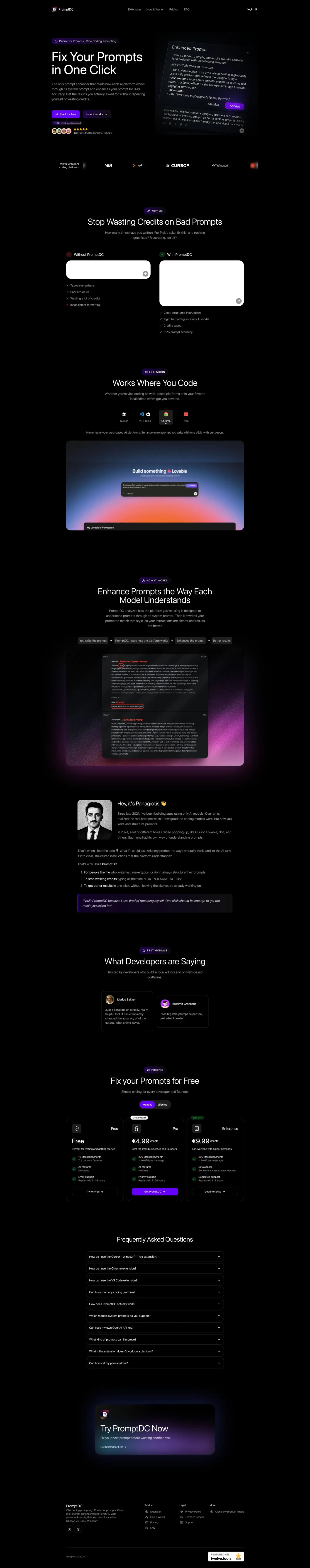 PromptDC - Cursor for Prompts