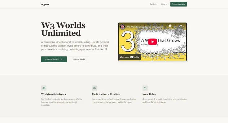 W3 Worlds Unlimited - W3WU.com